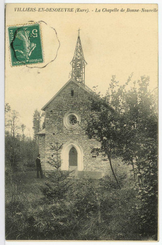 Villiers-en-Désoeuvre. La Chapelle de Bonne-Nouvelle.
