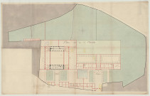 Evreux _Hospice rue Saint-Louis. Projet 3 _ " Dépôt de mendicité et l'hospice " .