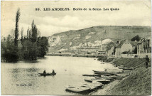 Andelys (Les). Bords de Seine - Les quais.