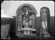 Retable en bois de l'église de Ferrières-Saint-Hilaire (Eure).