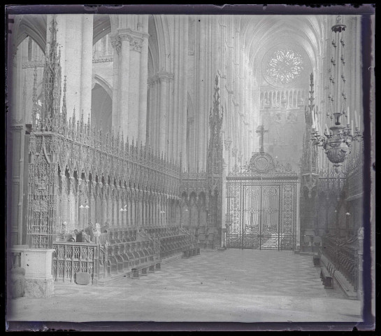 Stalles du choeur de la cathédrale Notre-Dame d'Amiens (Somme).