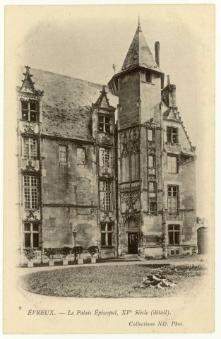 Evreux-Ville. Le Palais Episcopal, XVe Siècle (détail).