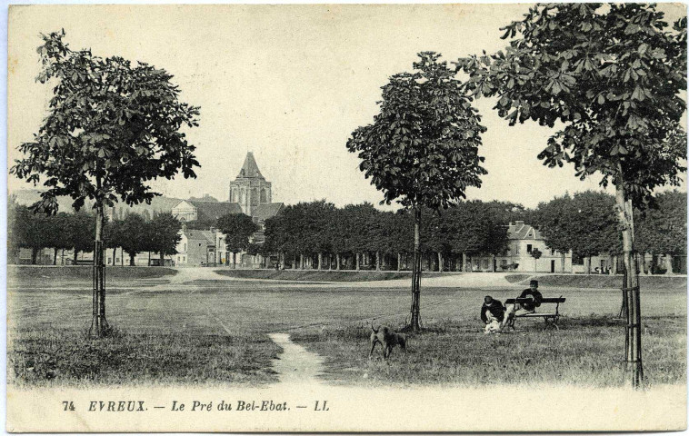 Evreux-Ville. Le Pré du Bel Ébat.