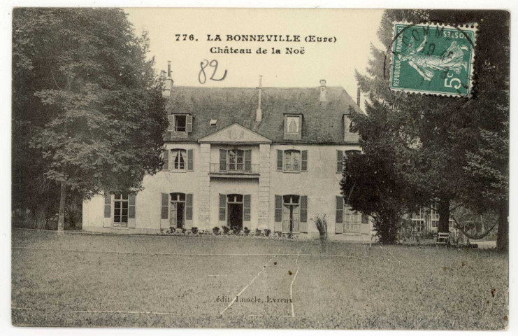 Bonneville-sur-Iton (la). Château de la Noë.
