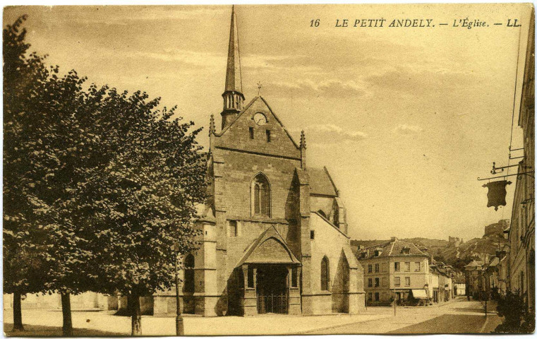 Andelys (Les). Le Petit Andely - L'Eglise.