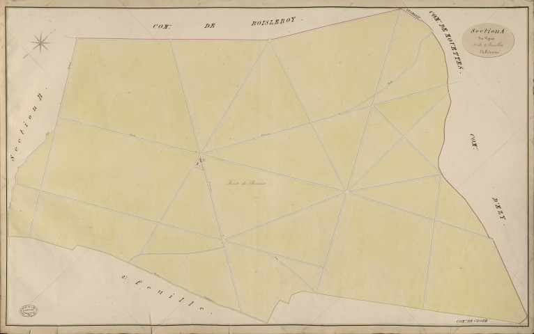 Croth. Section A _ des Vigues _ 1re de 3 Feuilles