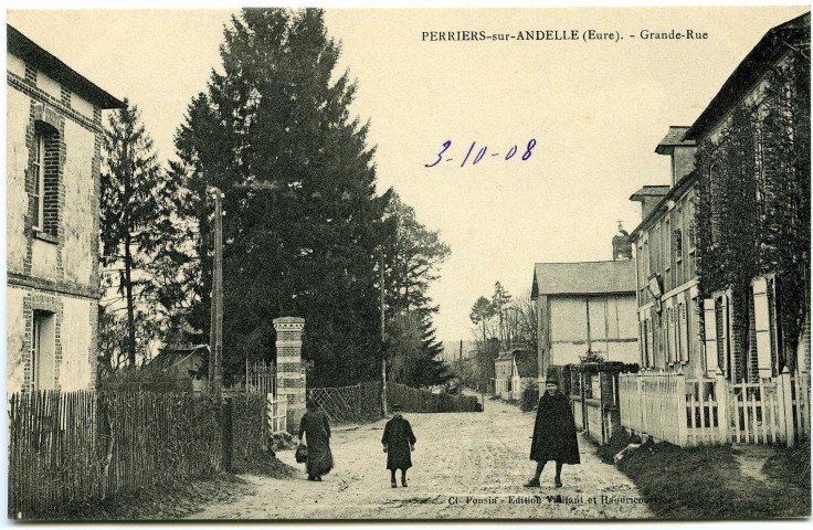 Perriers-sur-Andelle. Grande-Rue.