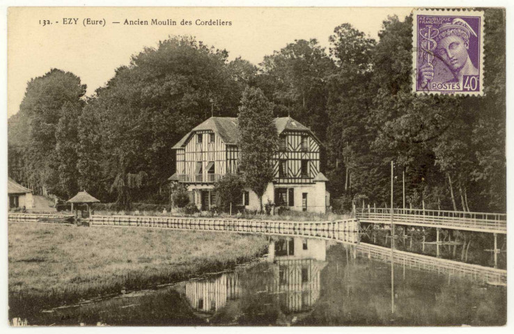 Ezy-sur-Eure. Anciens Moulin des Cordeliers.