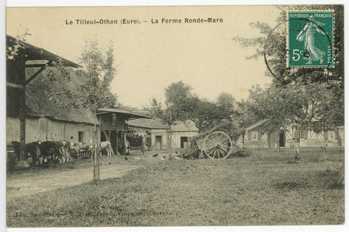 Tilleul-Othon (Le). La Ferme Ronde-Mare.