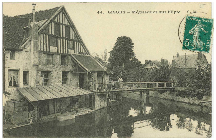 Gisors. Mégisserie sur l'Epte.