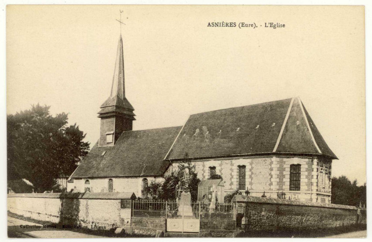 Asnières. L'église.