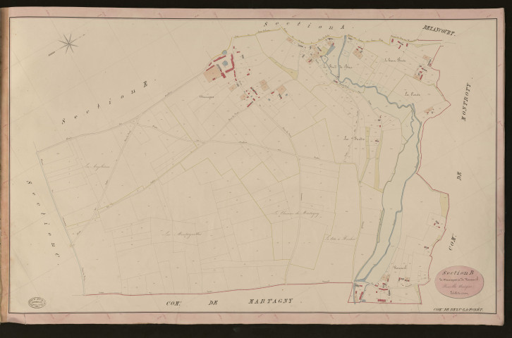Bézu-la-Forêt. Section B _ de Maurepas et de Viseneuil _ Feuille Unique