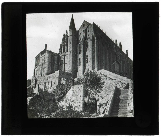 Abbaye du Mont-Saint-Michel (Manche), vue générale prise de la Tour du Nord.