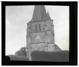 Église d'Amfreville-la-Campagne (Eure), clocher.