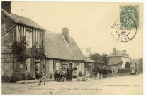 Duranville. Café Bigot, Route de Paris-Cherbourg.