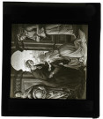 Musée du Louvre à Paris, tableau de Ghirlandaio "La Visitation".