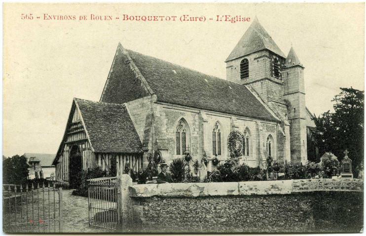 Bouquetot. Environs de Rouen - Bouquetot (Eure) - L'Eglise.