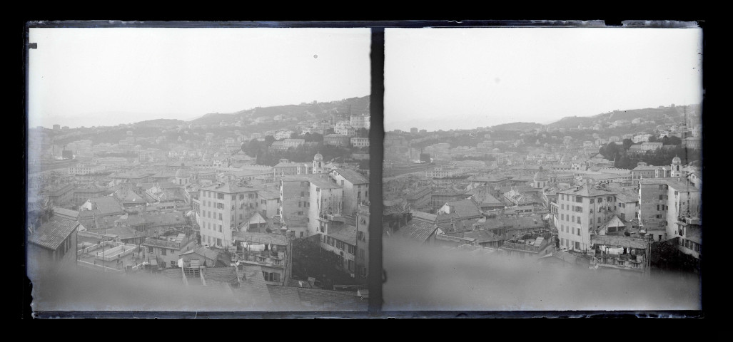 Vue générale d'une ville italienne.