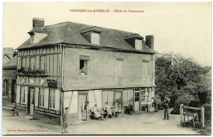 Perriers-sur-Andelle. Hôtel du Commerce.