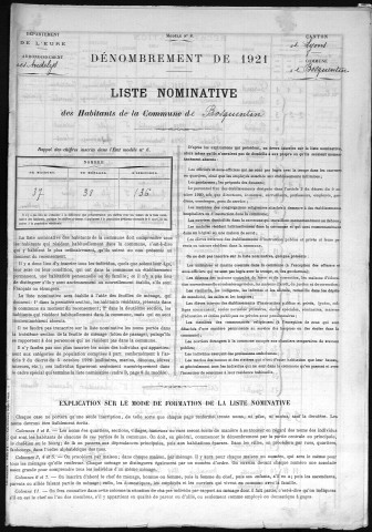 BOSQUENTIN 1921