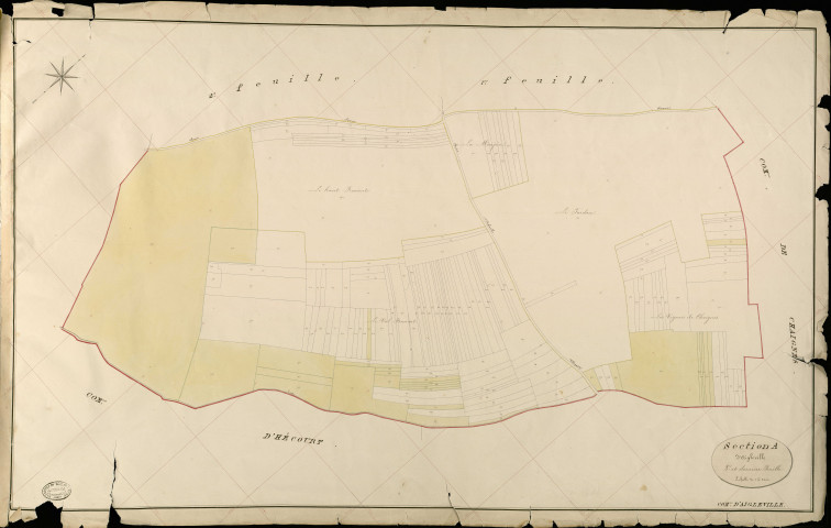 Aigleville. Section A _ d'Aigleville _ 3e et dernière Feuille