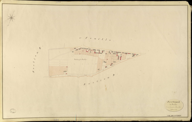 Louviers. Section L _ de Beaulieu _ 2e et dernière Feuille