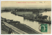 Saint-Pierre-du-Vauvray. Vue sur les Deux Ponts.