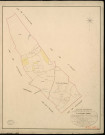 Saint-Ouen-des-Champs. Tableau d'assemblage _ du Plan Parcellaire de la Commune de Ste Ouen-des-Champs _ Canton de Quillebeuf - Pontaudemer - Eure. _ Terminé sur le Terrain en 1824, sous l'administration de M. de Chambaudoin, Préfet _ M. Elou, Maire _ sous la Direction de M.Aubelin, Directeur des Contributions directes _ M. Hautier, Géomètre en Chef. _ Par M. Canu, Géomètre de 1re classe.