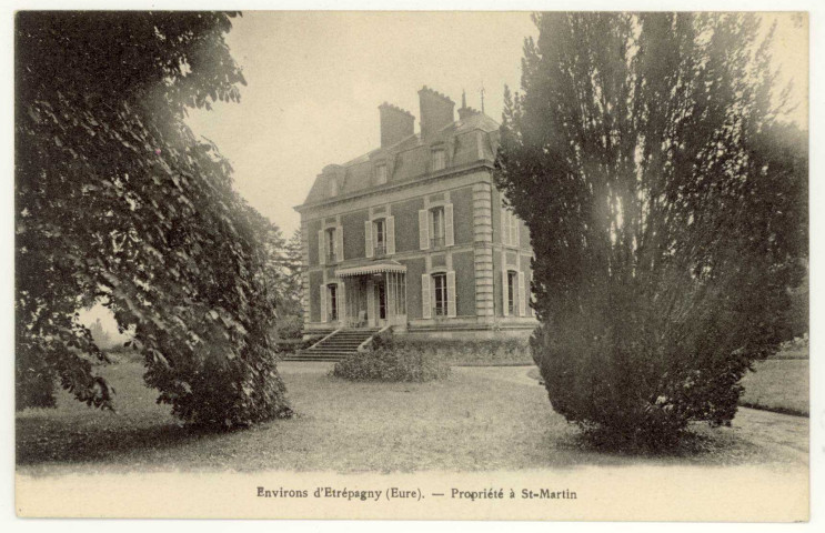 Etrépagny. Propriété à St-Martin.