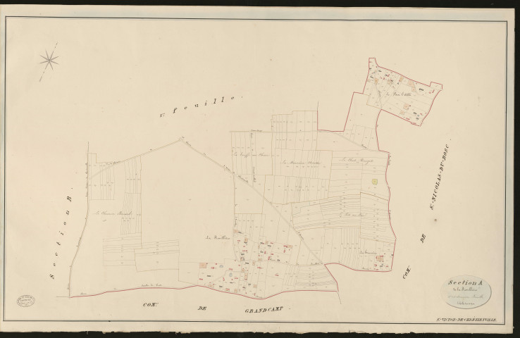 Saint-Victor-de-Chrétienville. Section A _ de la Frovillière _ 2e et dernière Feuille