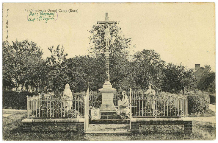 Grand-Camp. Calvaire de Grand-Camp (Eure).