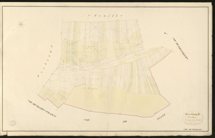 Venables. Section B _ de la Mare _ 2e et dernière Feuille