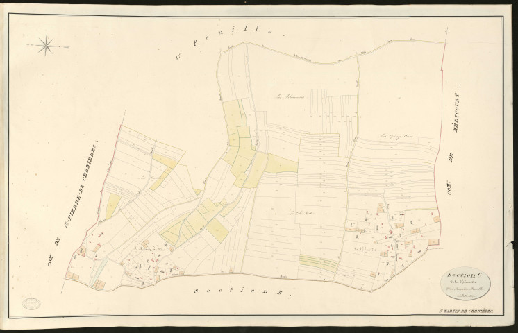 Saint-Martin-de-Cernières. Section C _ de la Thiboudière _ 2e et dernière feuille