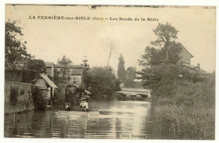 Ferrière-sur-Risle (La). Les Bords de la Risle.