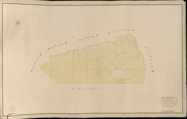 Vernon. Section I _ du Soucy _ 3e et dernière Feuille
