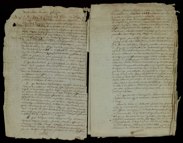 Ordonnance du grand bailli d'Evreux pour la convocation des Trois Ordres du bailliage principal d'Evreux.
