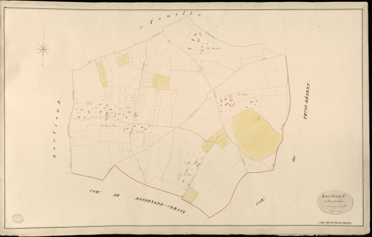 Bourg-Achard. Section C _ du Percy-Névelon _ 2e et dernière Feuille