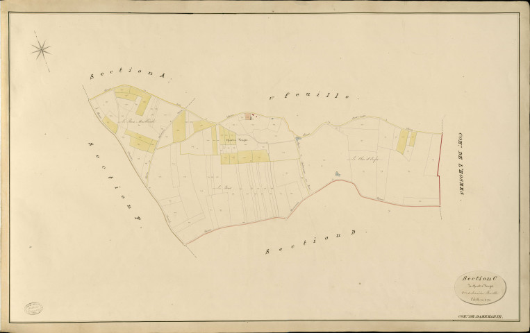 Dame-Marie. Section C _ de Quatre Vouges _ 2e et dernière Feuille