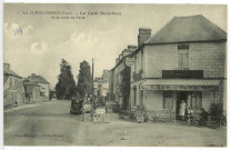 Sainte-Colombe-la-Campagne. Le Café Benoiton et la route de Paris.