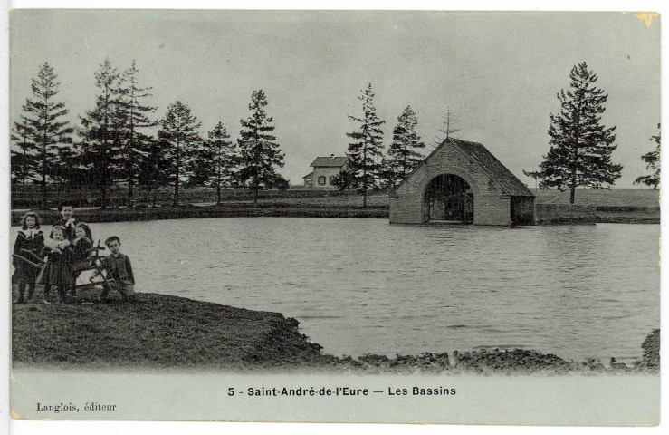 Saint-André-de-l'Eure. Les Bassins.