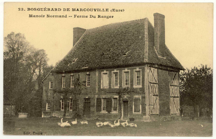 Bosguérard-de-Marcouville. Manoir Normand-Ferme Du Ranger.