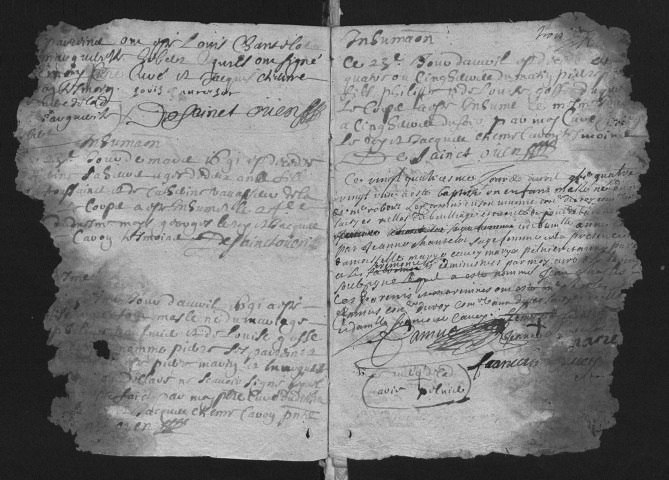 BMS (1691-1715) -lacunes-