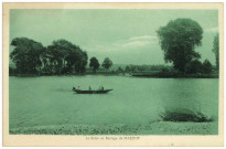 Martot. La Seine au Barrage de Martot.