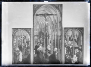 Triptyque de Rogier Van der Weyden représentant les sept sacrements.
