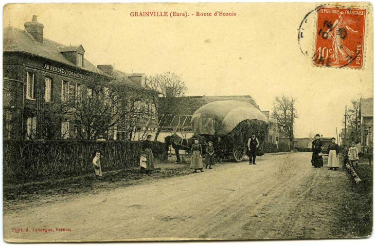 Grainville. Route d'Ecouis.
