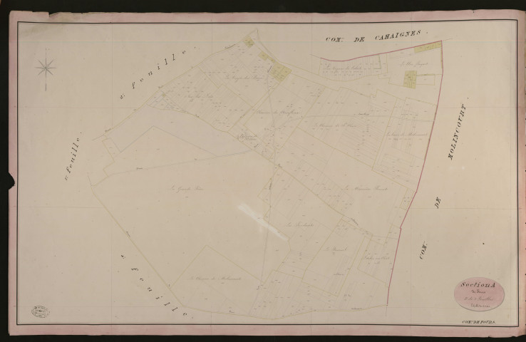 Fours-en-Vexin. Section A _ de Fours _ 3e de 4 Feuilles