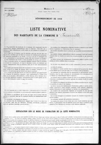 INCARVILLE 1936