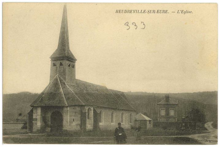Heudreville-sur-Eure. L'Eglise.