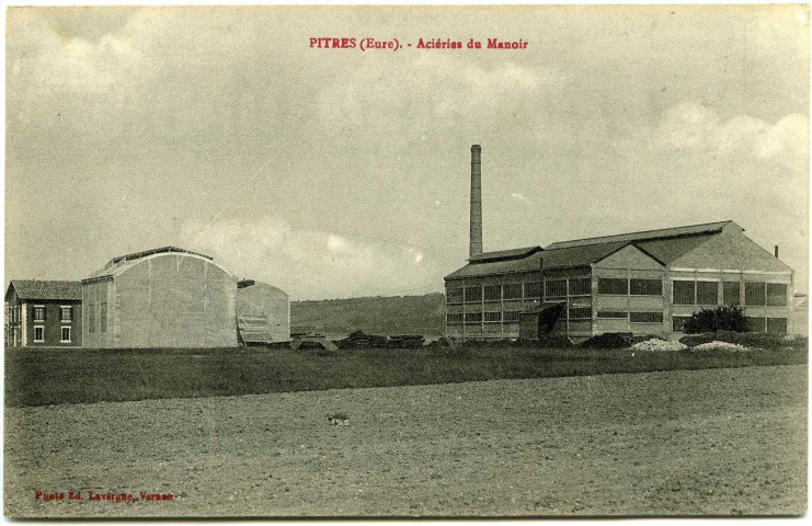 Pîtres. Aciéries du Manoir.
