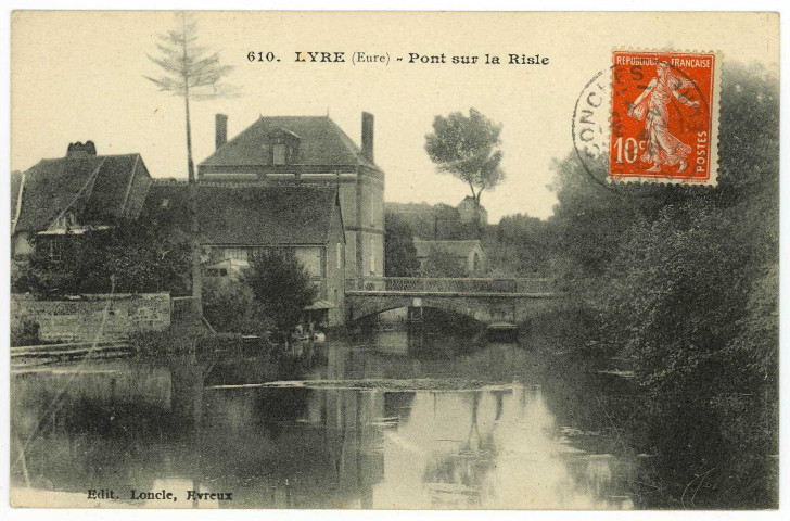 Neuve-Lyre (La). Pont sur la Risle.